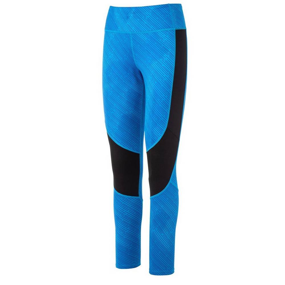 Damske Legíny Mizuno April Ross Impulse Long Volejbalove Modre/Čierne Vypredaj WGAI85024